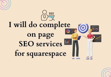 I will do complete on page SEO services for squarespace