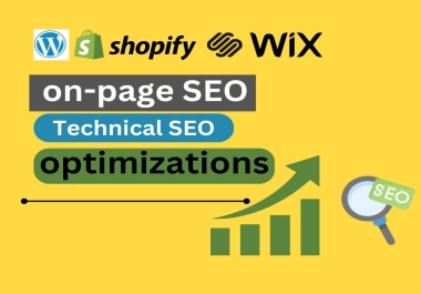 Complete website on page SEO and technical SEO optimization