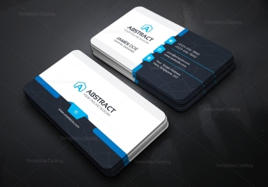 I will design minimal business card