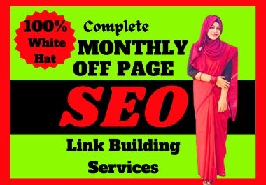 I will do Complete Monthly Off Page SEO Link Building Services