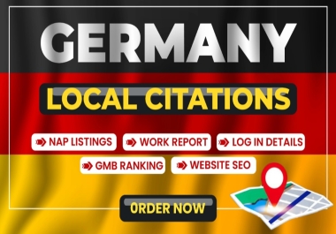 I will create 100 german local citations for germany business directories