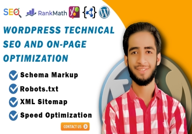 I will Do WordPress Technical Optimization and On-Page Optimization