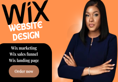 i will design wix website,  wix design and redesign,  wix landing page