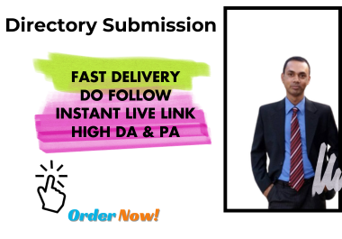 I will deliver 100 Directory Submission Backlink High DA Authority.