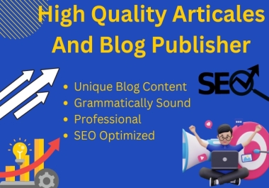 I will write your blog & publish in your website for a high rang on Google