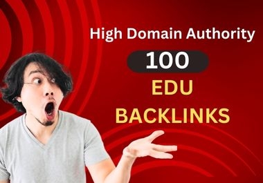 I will provide unique 100 website ranking edus and pr9 high link building backlinks