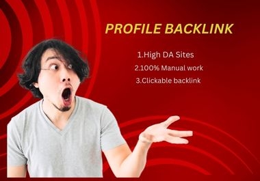 I will provide 200 high authority profile backlink