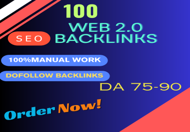 I will make 200 best quality maximum da pa web 2.0 backlinks