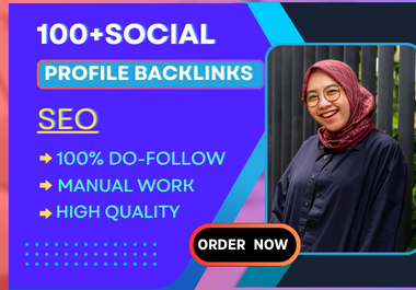 I will create100 profile backlink for high quality SEO link building
