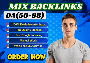 I will 120 build high quality Mix SEO backlinks for website ranking