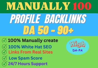 I will create DA 90 to 90+ SEO Backlinks