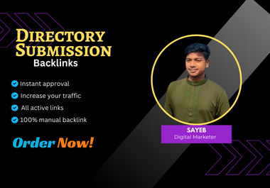 I Will do 100 Unique Directory Submission Backlinks With High Authority Site