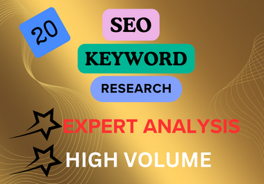 20 advanced SEO keyword research and competitor analysis