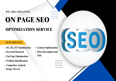Perfect on-page SEO service for google ranking