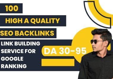 I will do 100 white hat seo backlink and high authority link building service for google ranking