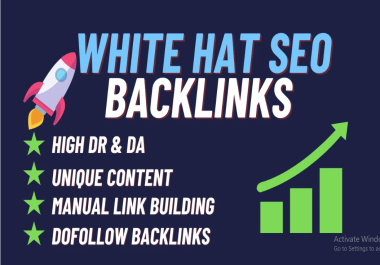 I will do high quality SEO backlink link building off page service for google ranking
