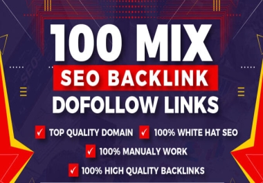 Rank your website on google using 100 High Authority SEO Backlinks Link Building Service