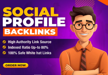 80 Profile Backlinks Do-follow Backlinks from Big Brand Companies Foundational Backlinks + Signals