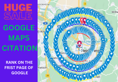 Create 550 GOOGLE MAP CITATIONS for Local business SEO