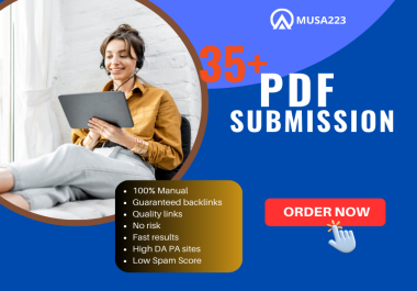 I will pdf submission to 35 document sharing sites