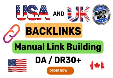 build dr40 plus uk usa backlinks high quality blog forums links dofollow manual
