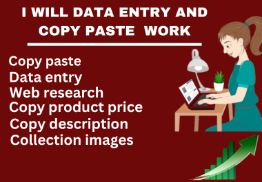 I will do data entry & copy paste