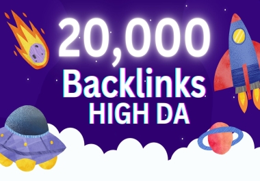 20,000 Backlinks HIGH DA50+ SEO Boost Your Website Google Ranking