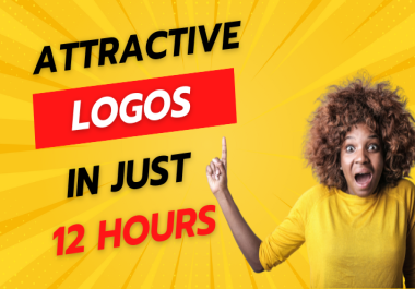 design a creative and professional logo within 12 hours