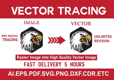 I will vectorize your logo or image into a vector