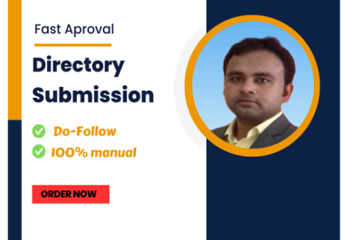 I will do 100 fast approval directory submissions manually