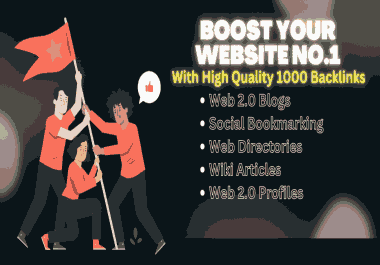 Rank Your Website No.1 with High Quality Backlinks - 1000+ Do Follow Backlinks
