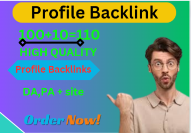 I will 100 manual high quality SEO profile backlinks for your website