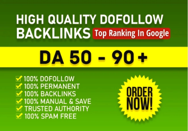 200 High Quality Domain Authority SEO Dofollow Backlinks Link Building