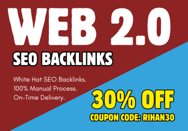 20 High Authority WEB 2.0 SEO Backlinks