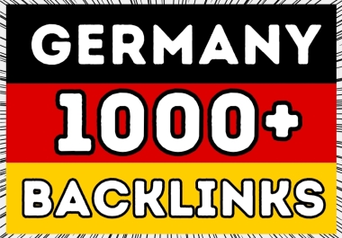 1000 Germany Based DE Backlinks For Local SEO Ranking