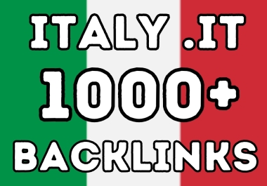 1000 Italy Based IT Backlinks For Local SEO Ranking