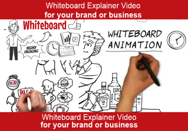 I will create a Whiteboard Explainer Video to promote your Brand or business