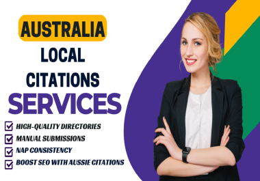 I Will do Top 50 Australian Local Citations for Website Ranking Local Business SEO