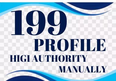 I will create Profile backlinks high authority
