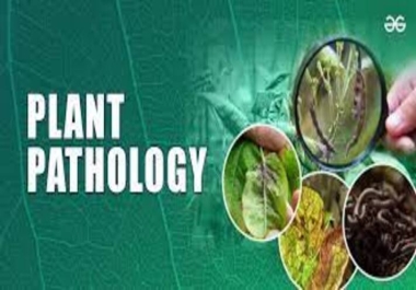 I will deal with plant pathology