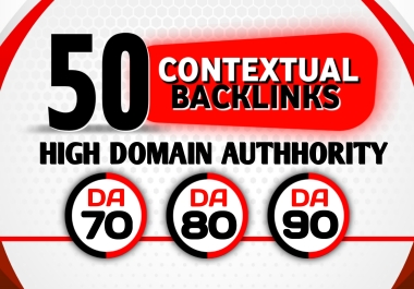 Create 50 Do-follow High Authority PR1-PR7+ or DA 70+ SEO Backlinks