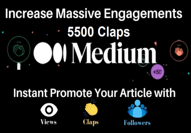 5500 massive medium claps article promotion