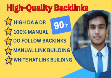 I will do high authority SEO dofollow backlinks manual link building
