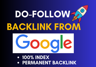 1 do-follow backlink from google. com