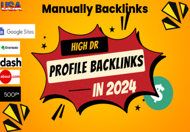 I will do high quality organic profile backlinks
