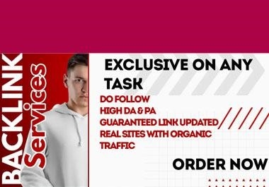 Latest & exclusively Done Backlinks Package to improve Ranking