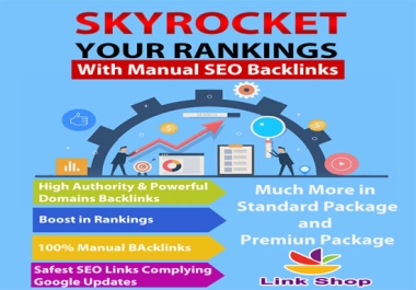 I will manual 100 mix backlinks on high da high PR websites