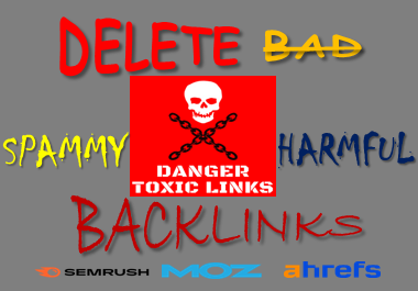 professionally audit harmful links and delete bad backlinks