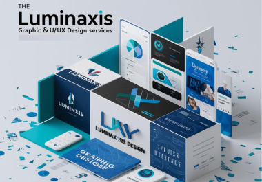 Transform Your Vision with Professional Graphic and UI/UX Design by Luminaxis