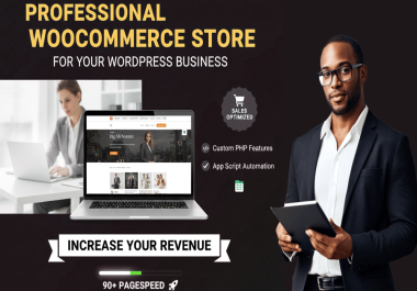I will build professional WooCommerce store for your business